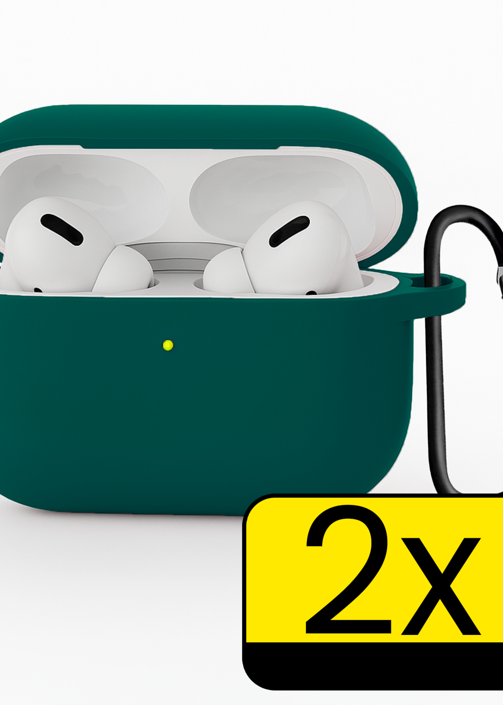 LUQ LUQ AirPods Pro 3 Hoesje - Petrol - 2 PACK