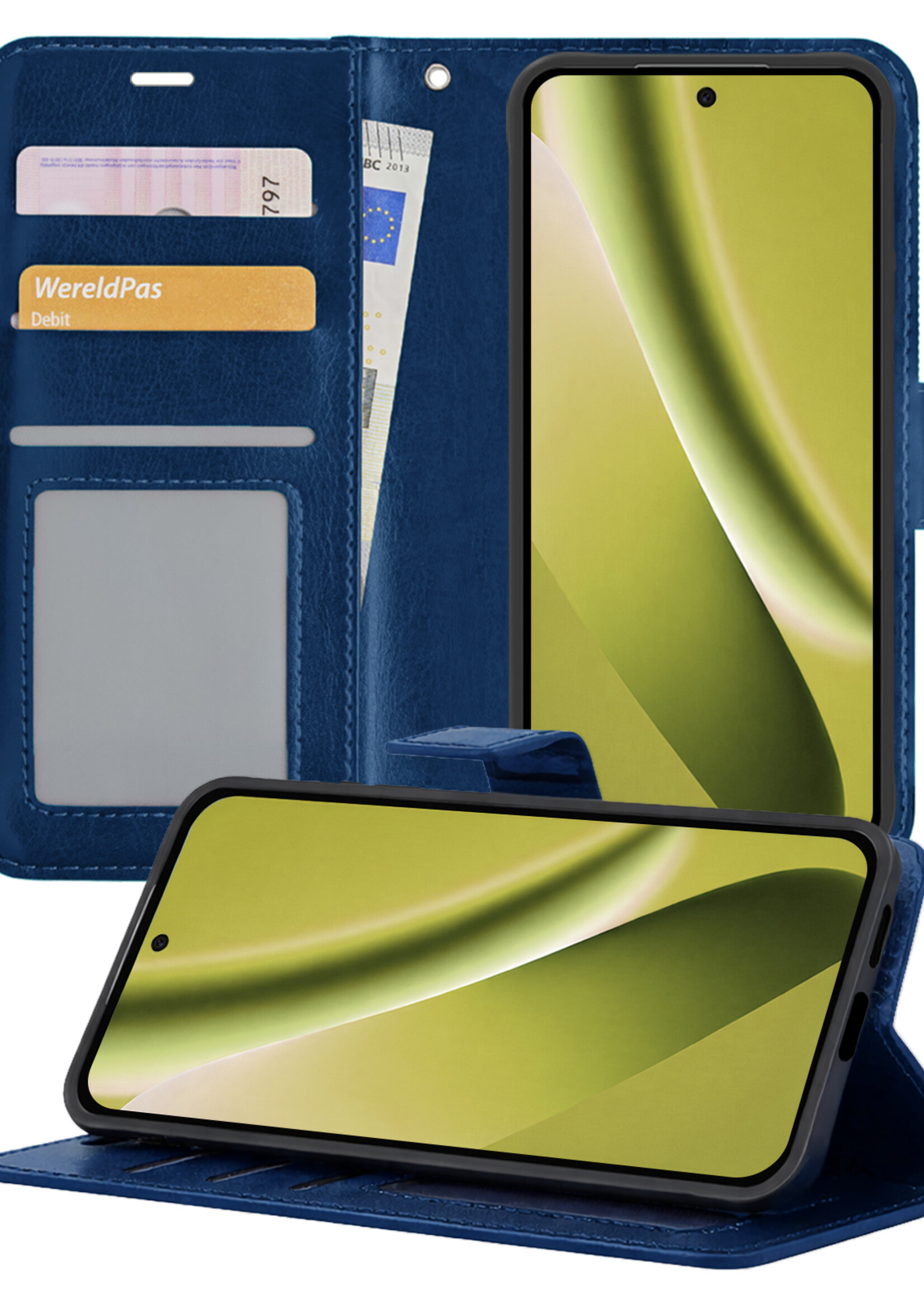 LUQ LUQ Google Pixel 10a Hoesje Bookcase - Donkerblauw