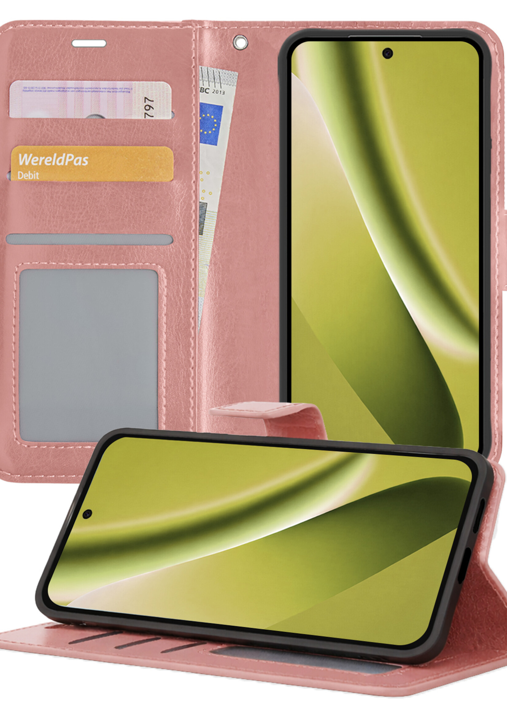 LUQ LUQ Google Pixel 10a Hoesje Bookcase - Rose Goud