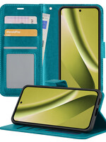 LUQ LUQ Google Pixel 10a Hoesje Bookcase - Turquoise