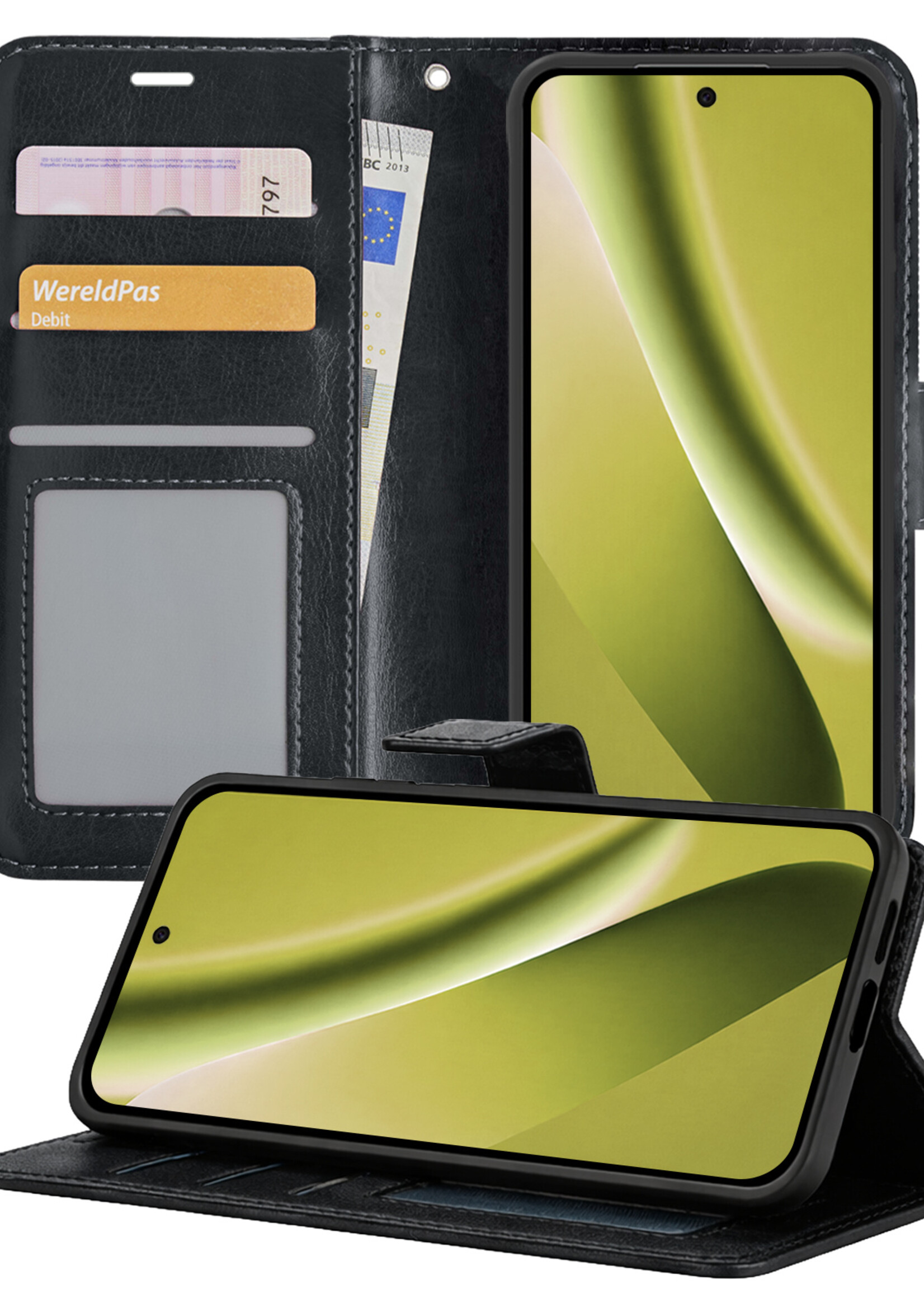 LUQ LUQ Google Pixel 10a Hoesje Bookcase - Zwart