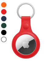 LUQ LUQ AirTag 2 Hoesje Leer - Rood
