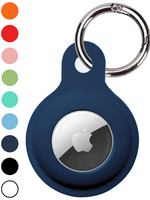 LUQ LUQ AirTag 2 Hoesje Siliconen - Donkerblauw