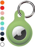 LUQ LUQ AirTag 2 Hoesje Siliconen - Lichtgroen