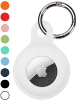 LUQ LUQ AirTag 2 Hoesje Siliconen - Wit