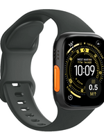 LUQ LUQ Apple Watch Bandje Siliconen Verstelbaar (49 mm) - Grijs