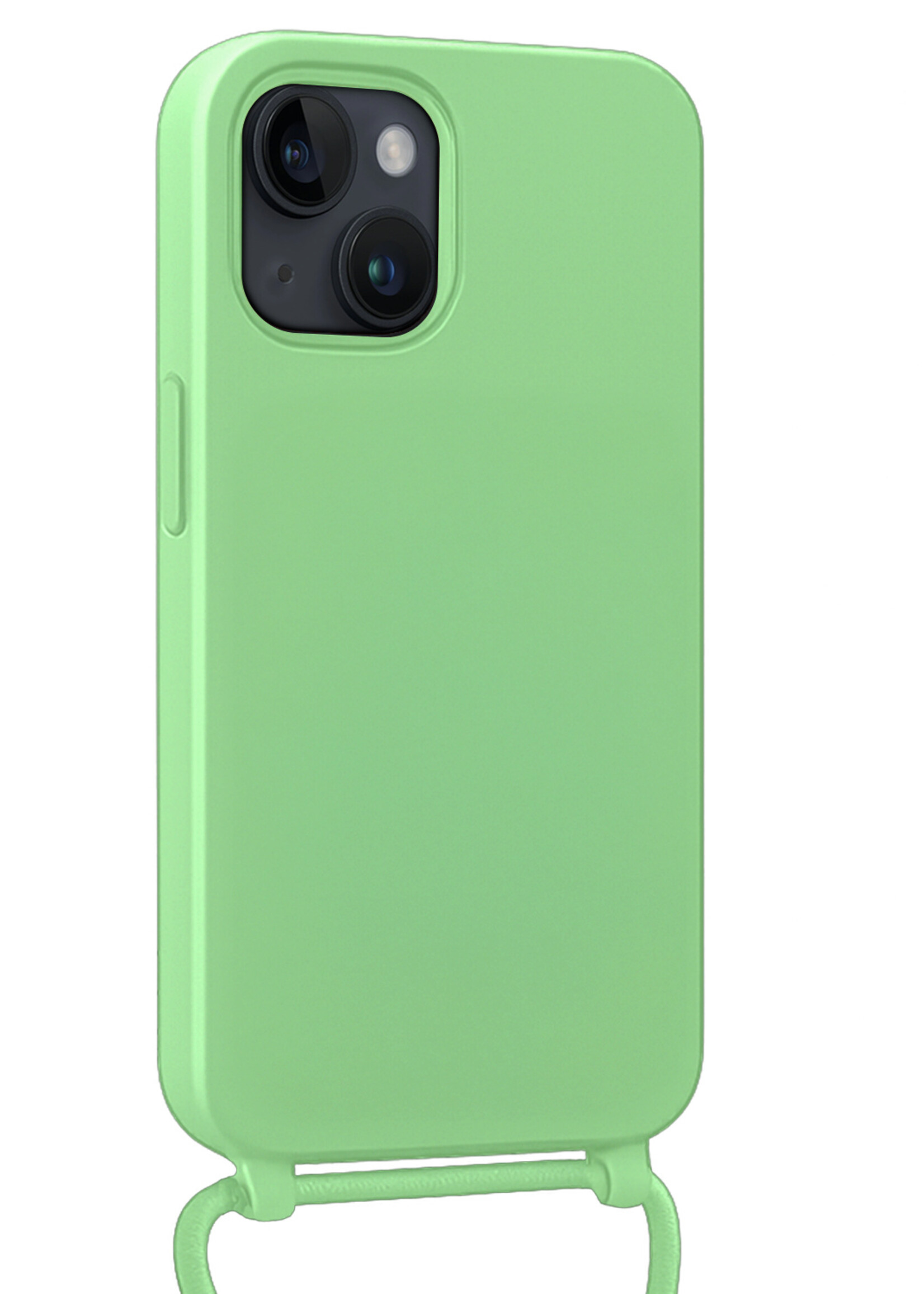 LUQ LUQ iPhone 13 Mini Hoesje Met Koord - Groen