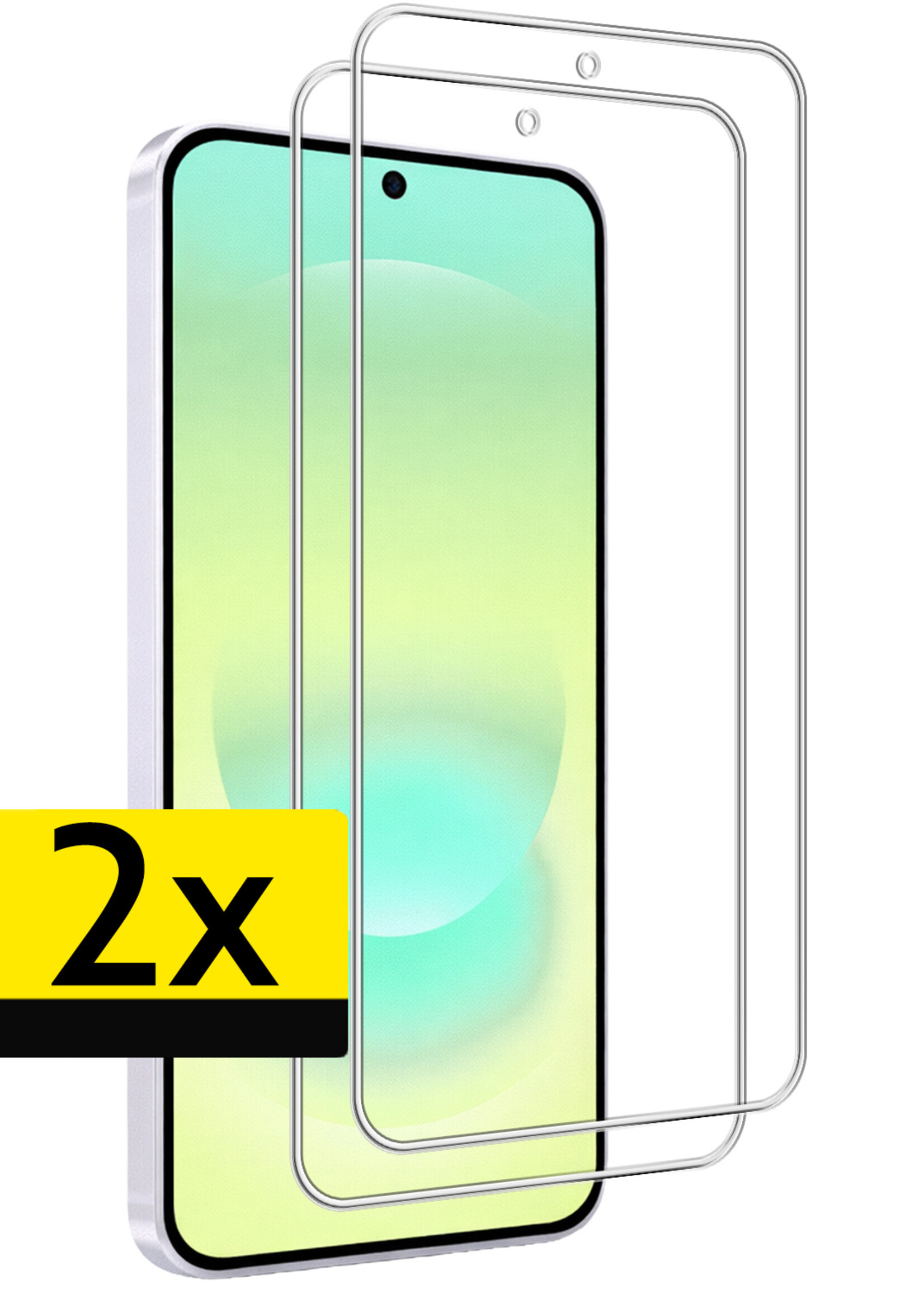 LUQ LUQ Samsung Galaxy A37 Screenprotector Glas - 2 PACK