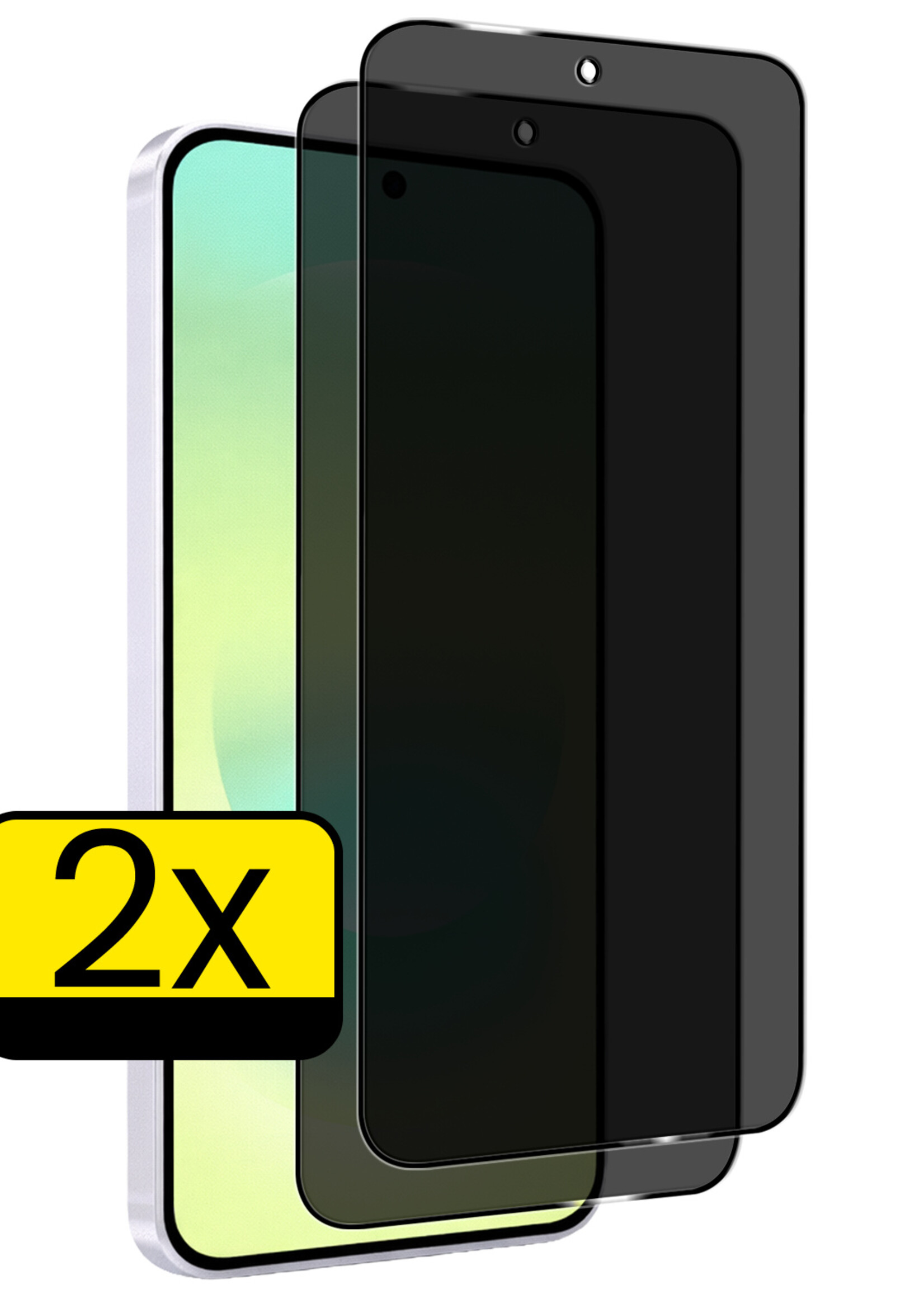 LUQ LUQ Samsung Galaxy A37 Screenprotector Glas Privacy - 2 PACK