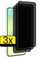 LUQ LUQ Samsung Galaxy A37 Screenprotector Glas Privacy - 3 PACK