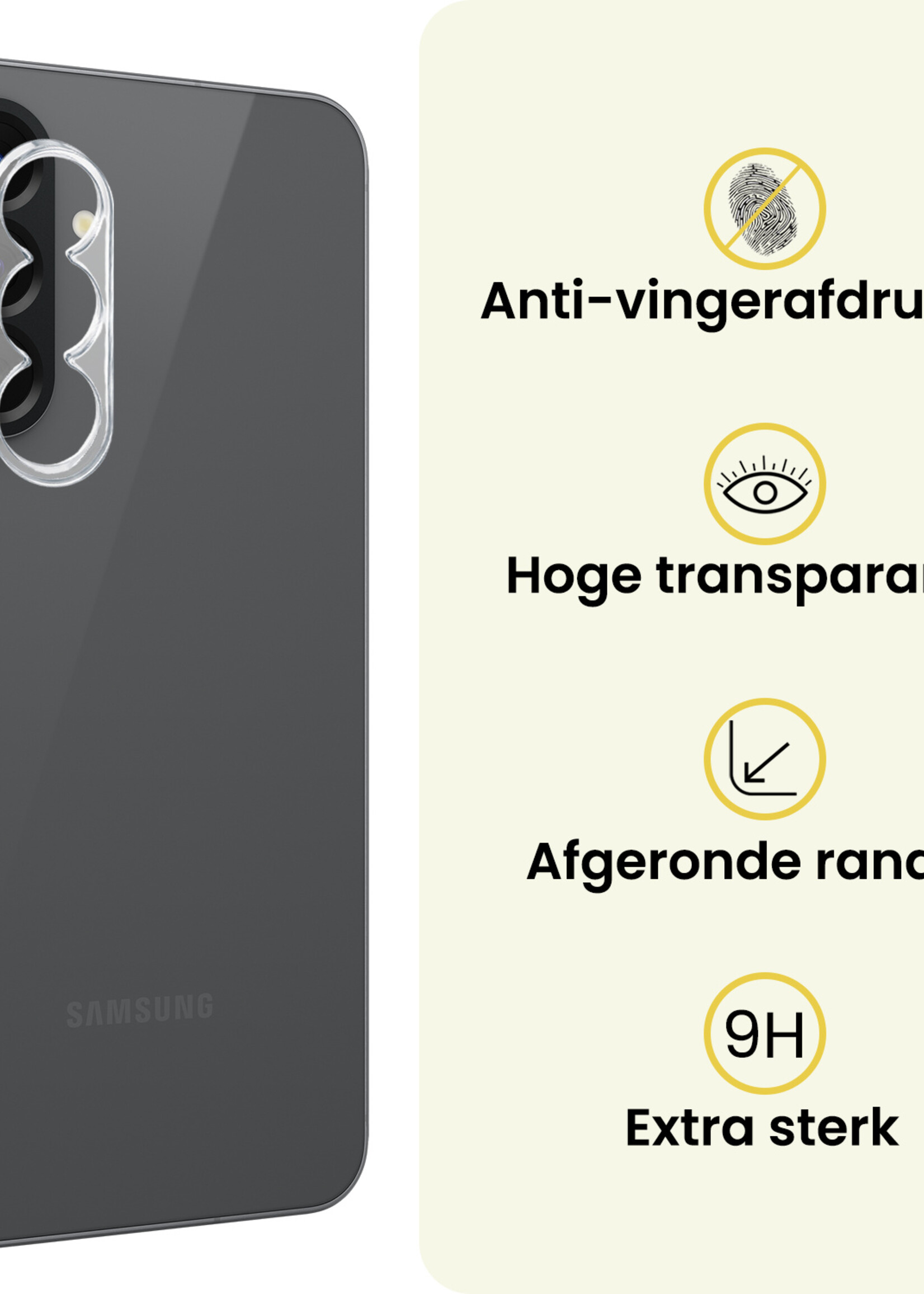 LUQ LUQ Samsung Galaxy A37 Camera Screenprotector - 2 PACK