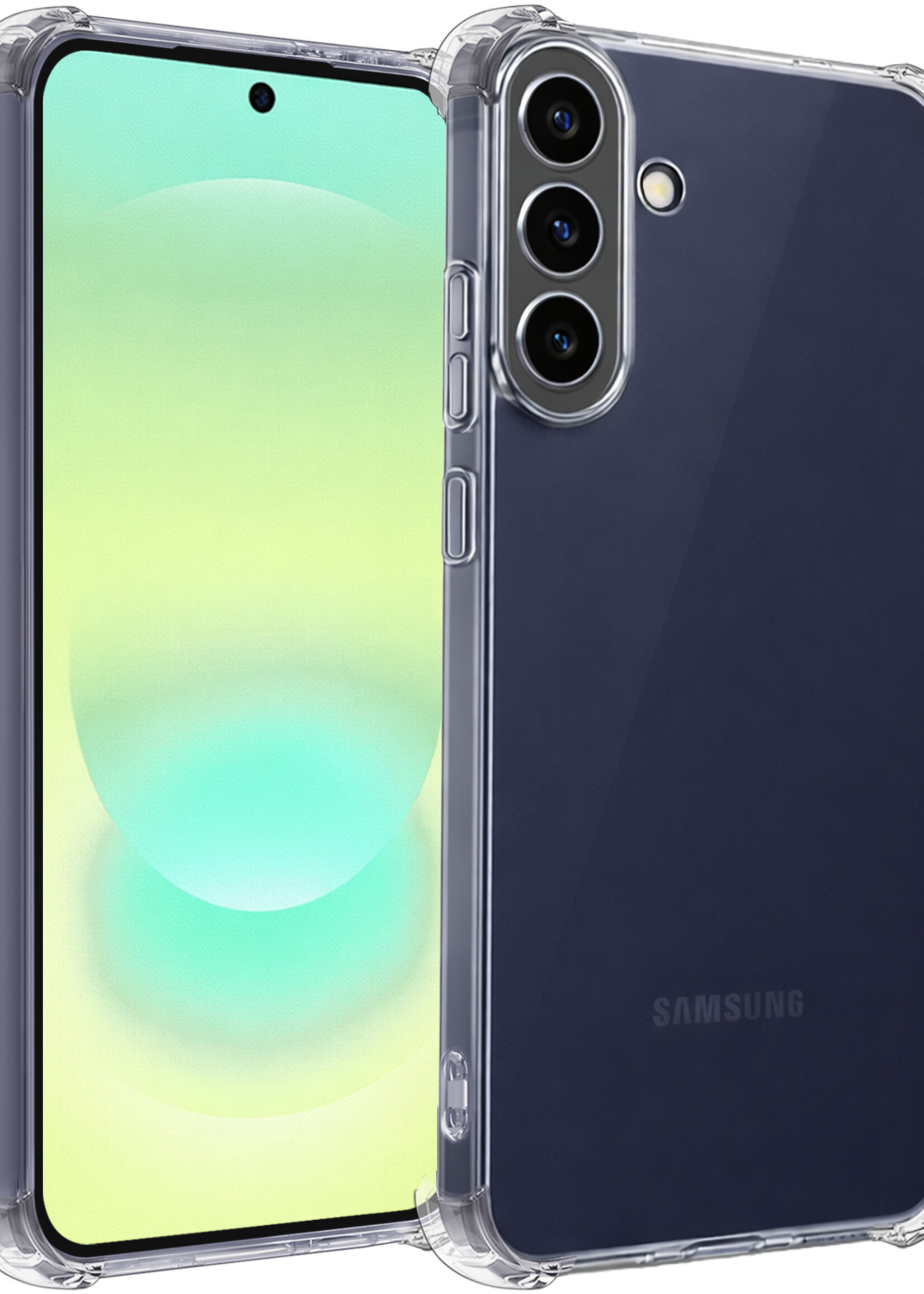 LUQ LUQ Samsung Galaxy A37 Hoesje Shockproof - Transparant