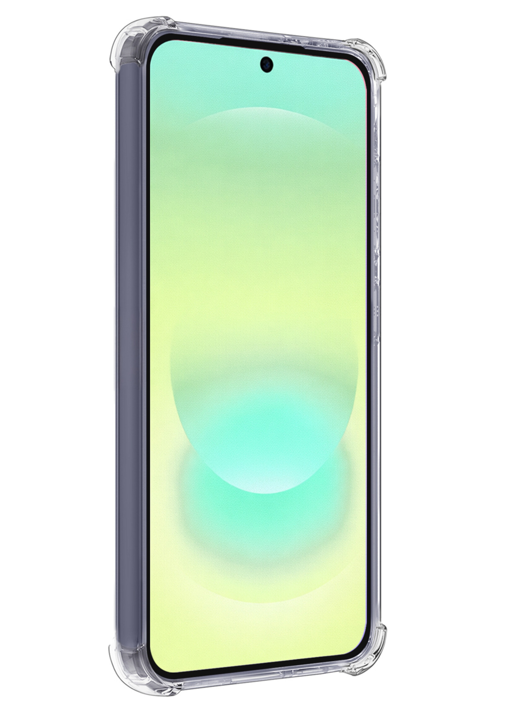 LUQ LUQ Samsung Galaxy A37 Hoesje Shockproof - Transparant - 2 PACK