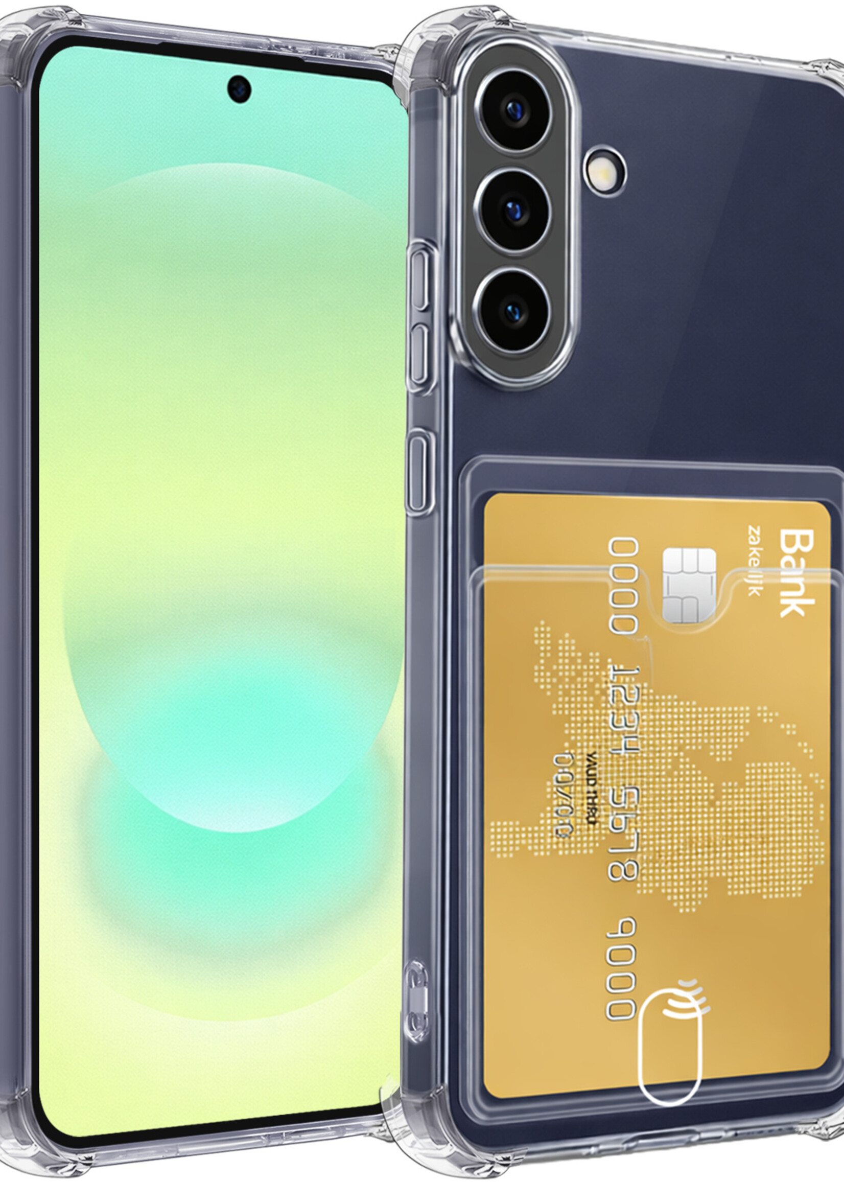 LUQ LUQ Samsung Galaxy A37 Hoesje Pashouder