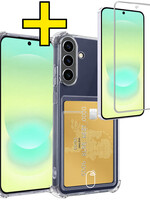 LUQ LUQ Samsung Galaxy A37 Hoesje Pashouder Met Screenprotector