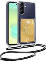 LUQ LUQ Samsung Galaxy A37 Hoesje Pashouder met Koord