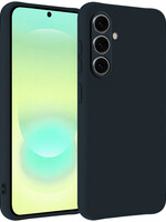 LUQ LUQ Samsung Galaxy A37 Hoesje Siliconen - Donkerblauw
