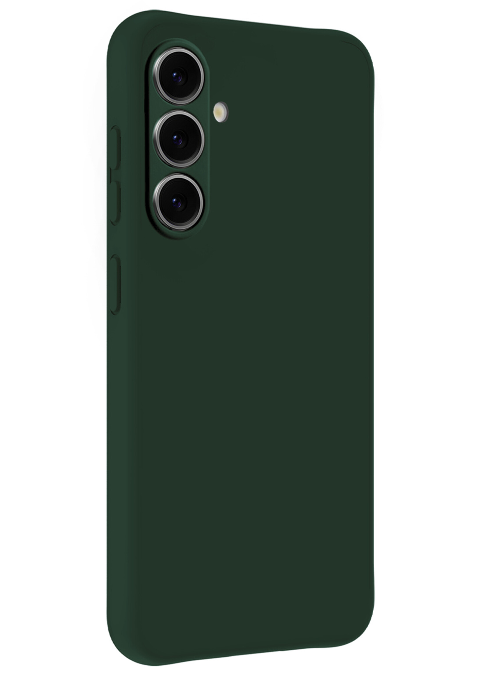 LUQ LUQ Samsung Galaxy A37 Hoesje Siliconen - Donkergroen