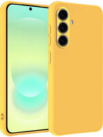 LUQ LUQ Samsung Galaxy A37 Hoesje Siliconen - Geel