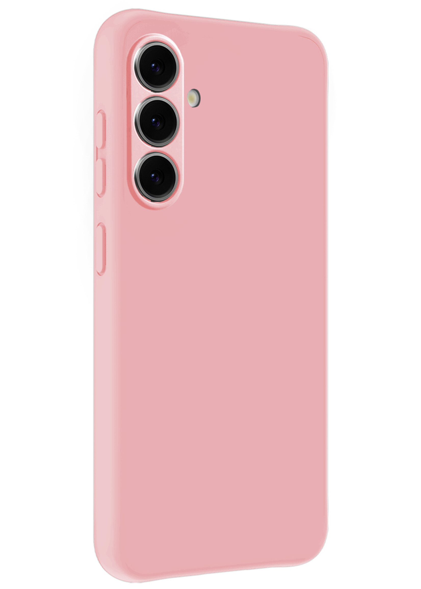 LUQ LUQ Samsung Galaxy A37 Hoesje Siliconen - Lichtroze