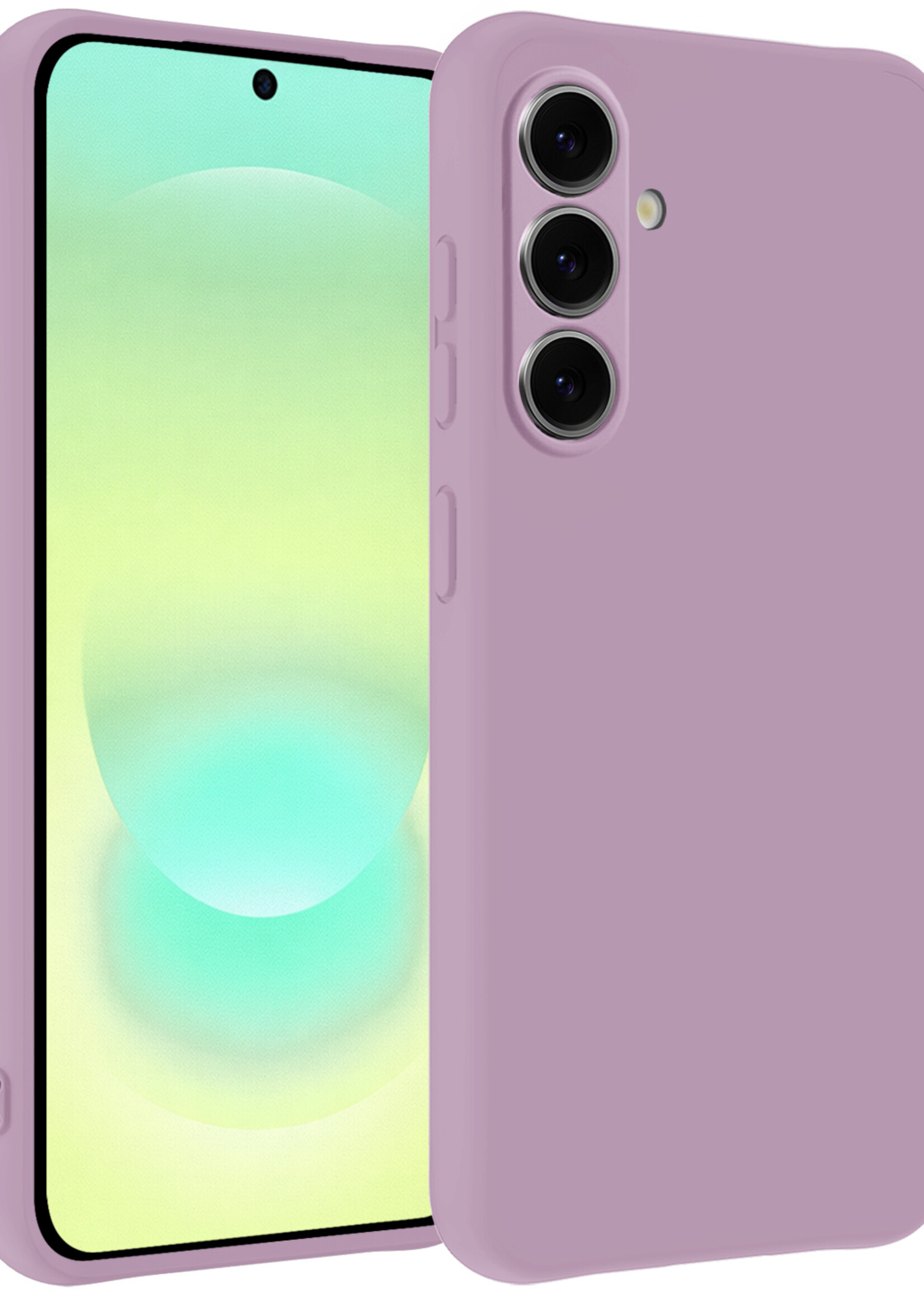 LUQ LUQ Samsung Galaxy A37 Hoesje Siliconen - Lila