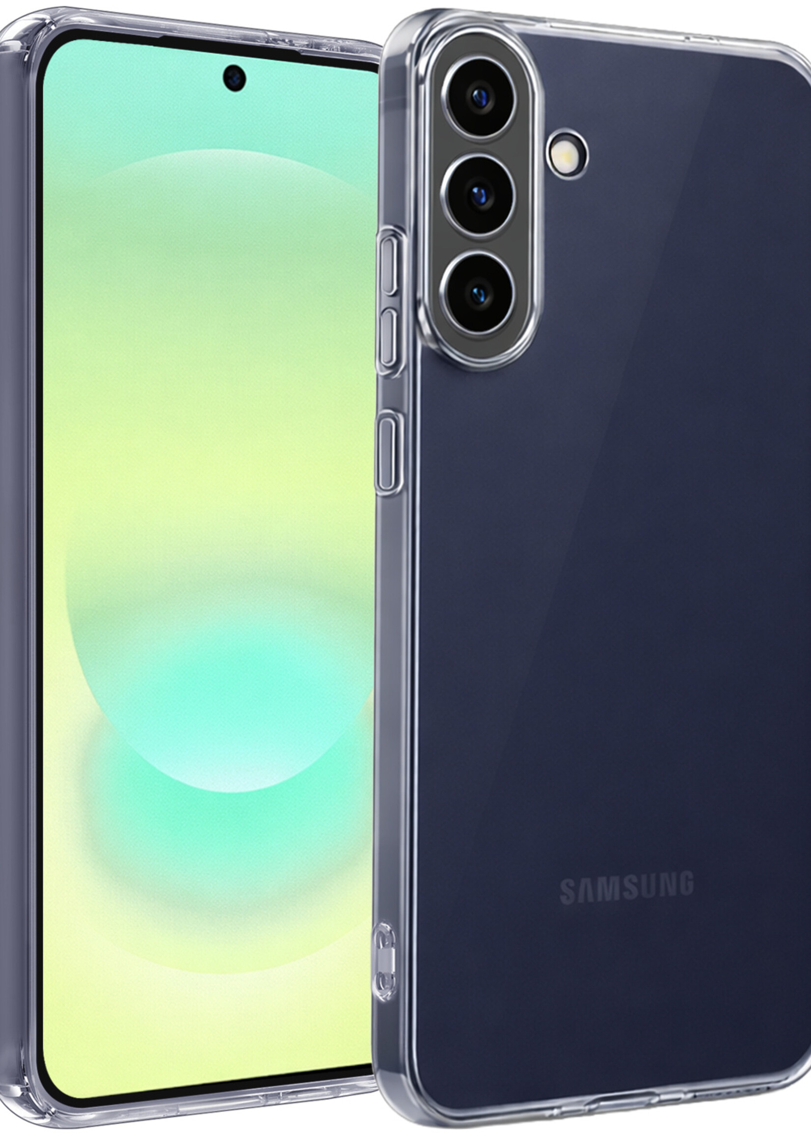 LUQ LUQ Samsung Galaxy A37 Hoesje Siliconen - Transparant