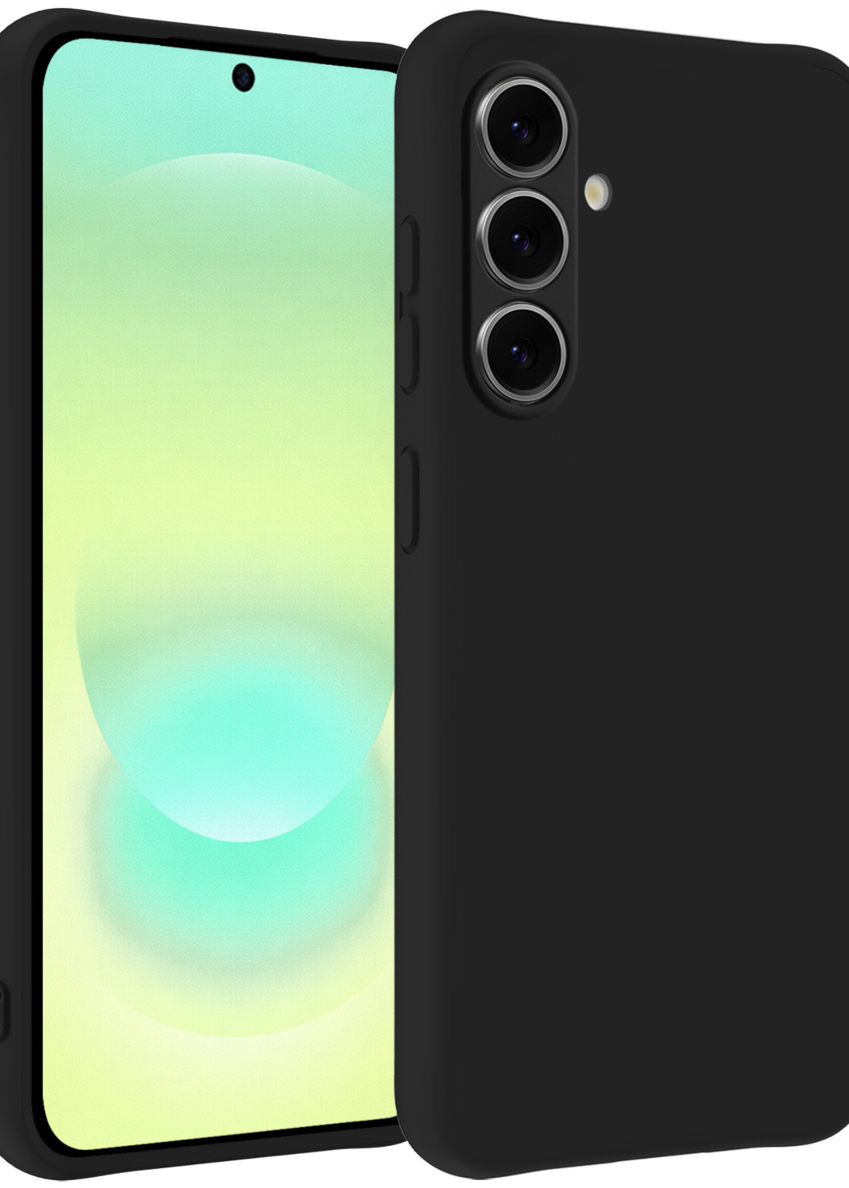 LUQ LUQ Samsung Galaxy A37 Hoesje Siliconen - Zwart