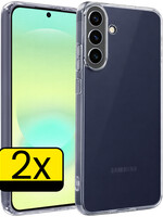 LUQ LUQ Samsung Galaxy A37 Hoesje Siliconen - Transparant - 2 PACK