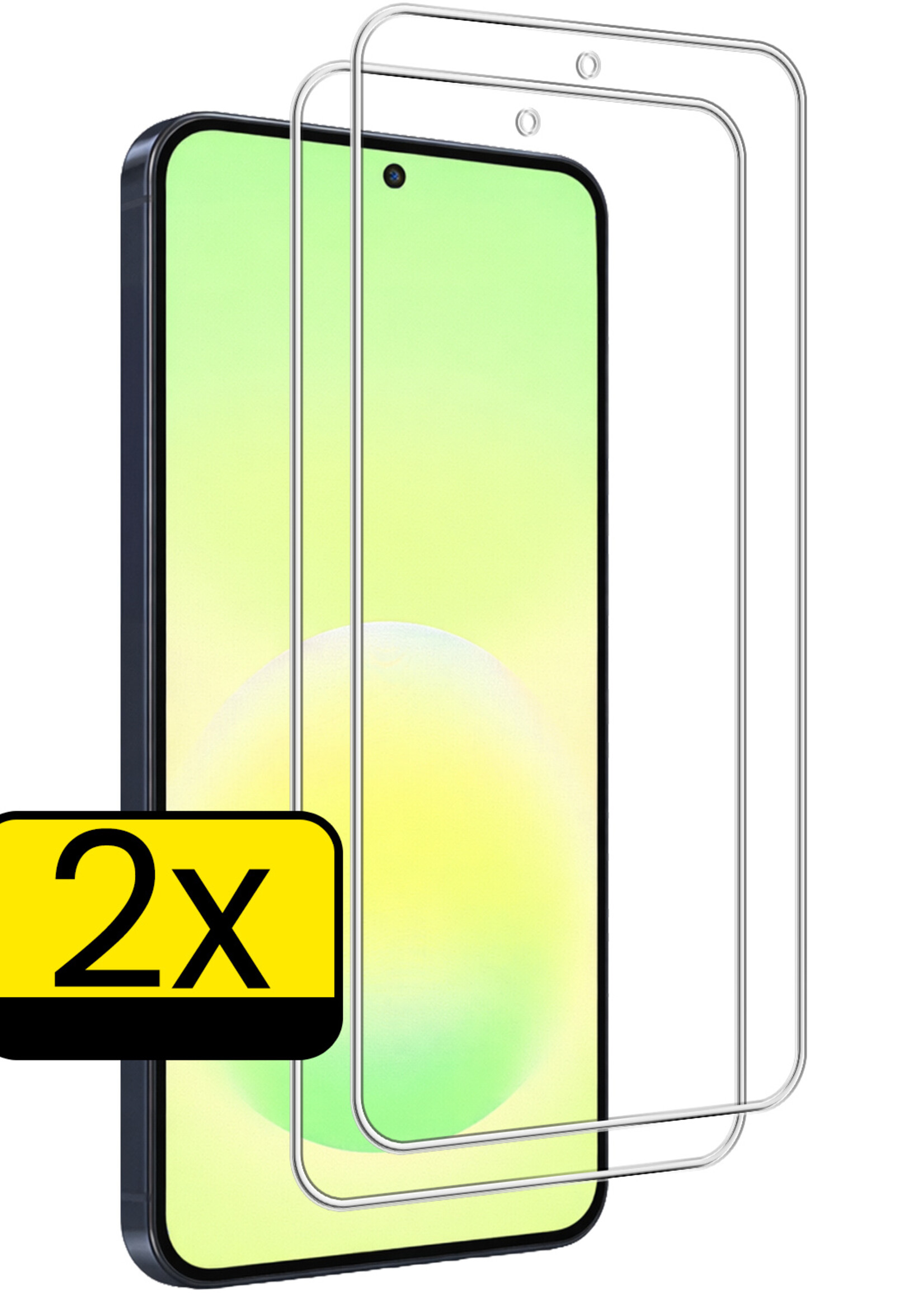 LUQ LUQ Samsung Galaxy A57 Screenprotector Glas - 2 PACK