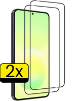 LUQ LUQ Samsung Galaxy A57 Screenprotector Glas Full Cover - 2 PACK