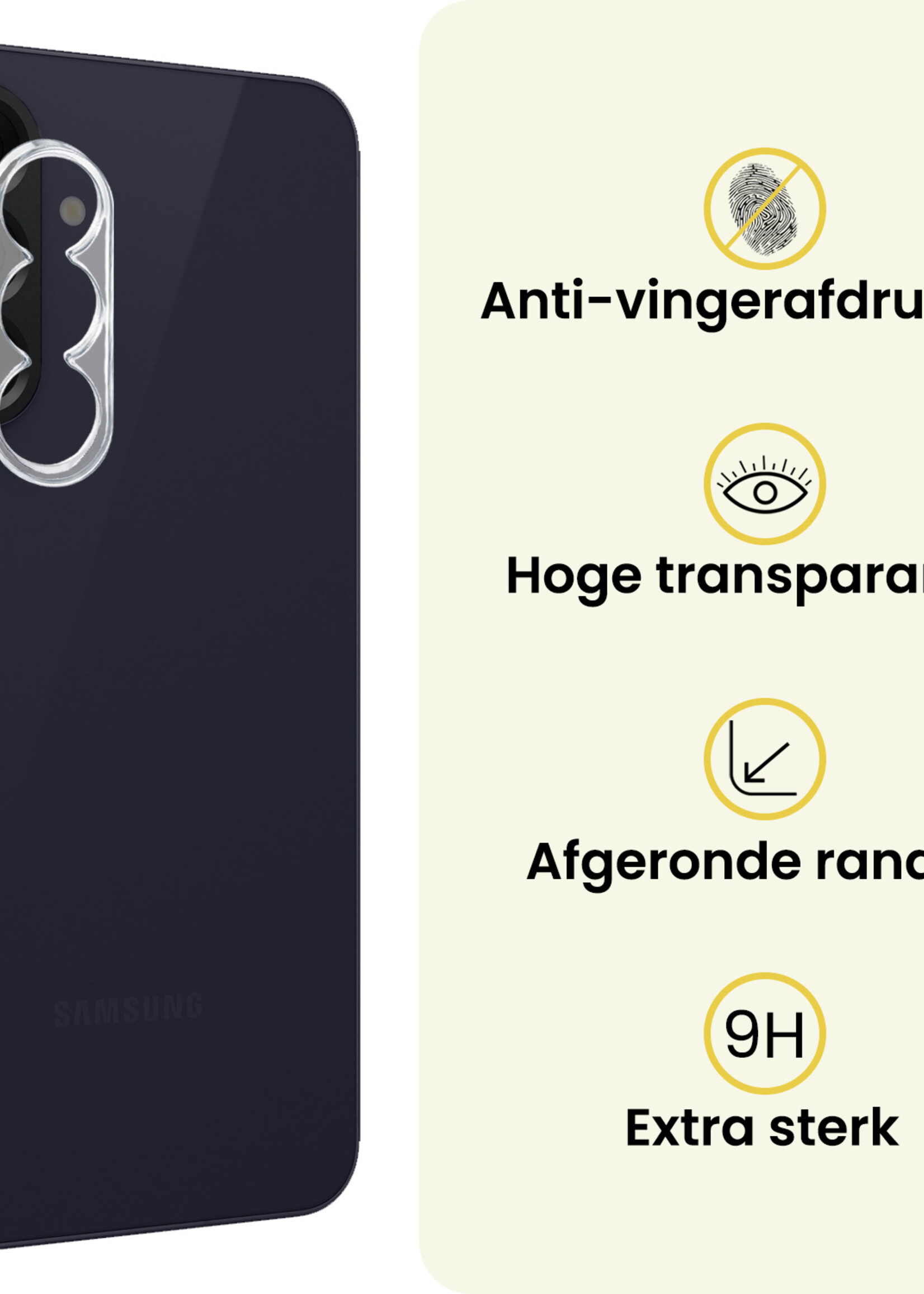 LUQ LUQ Samsung Galaxy A57 Camera Screenprotector - 2 PACK