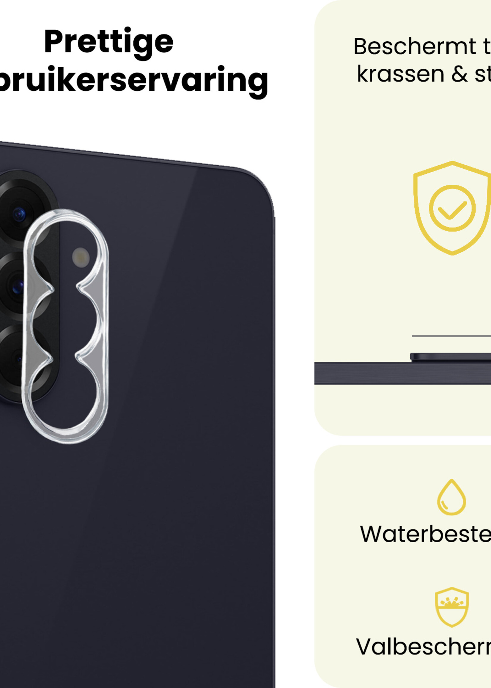 LUQ LUQ Samsung Galaxy A57 Camera Screenprotector - 3 PACK