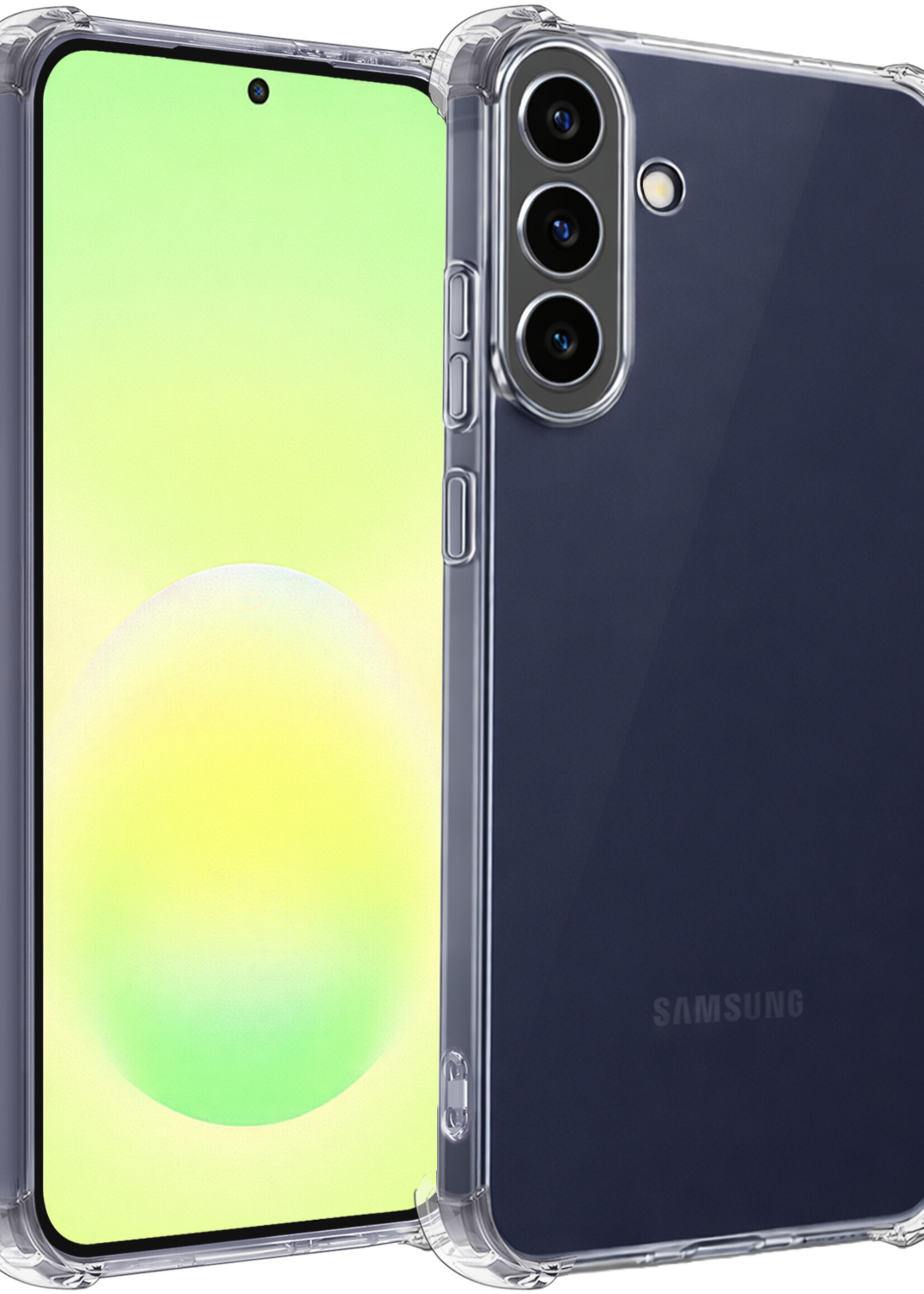 LUQ LUQ Samsung Galaxy A57 Hoesje Shockproof - Transparant