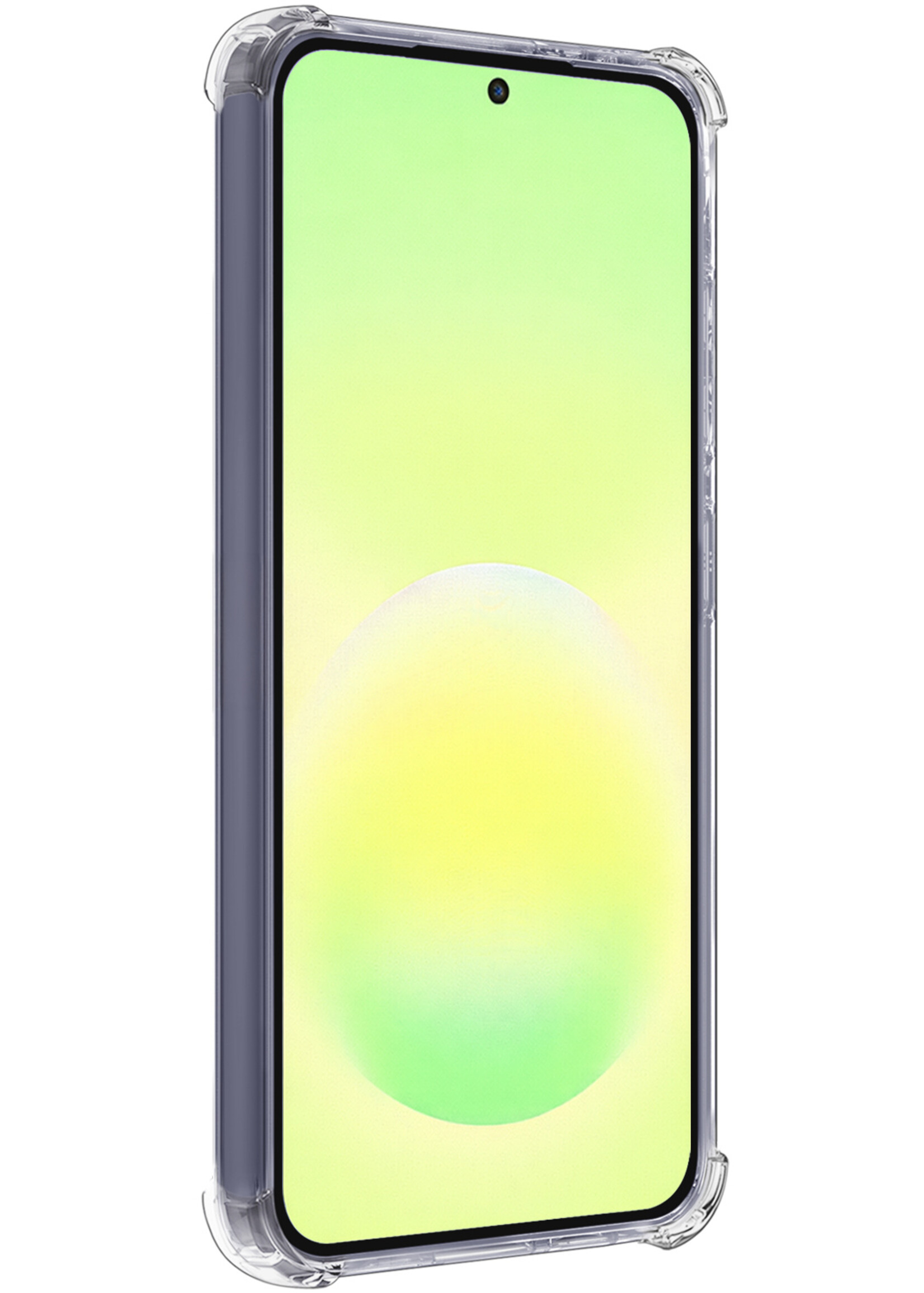 LUQ LUQ Samsung Galaxy A57 Hoesje Shockproof - Transparant - 2 PACK