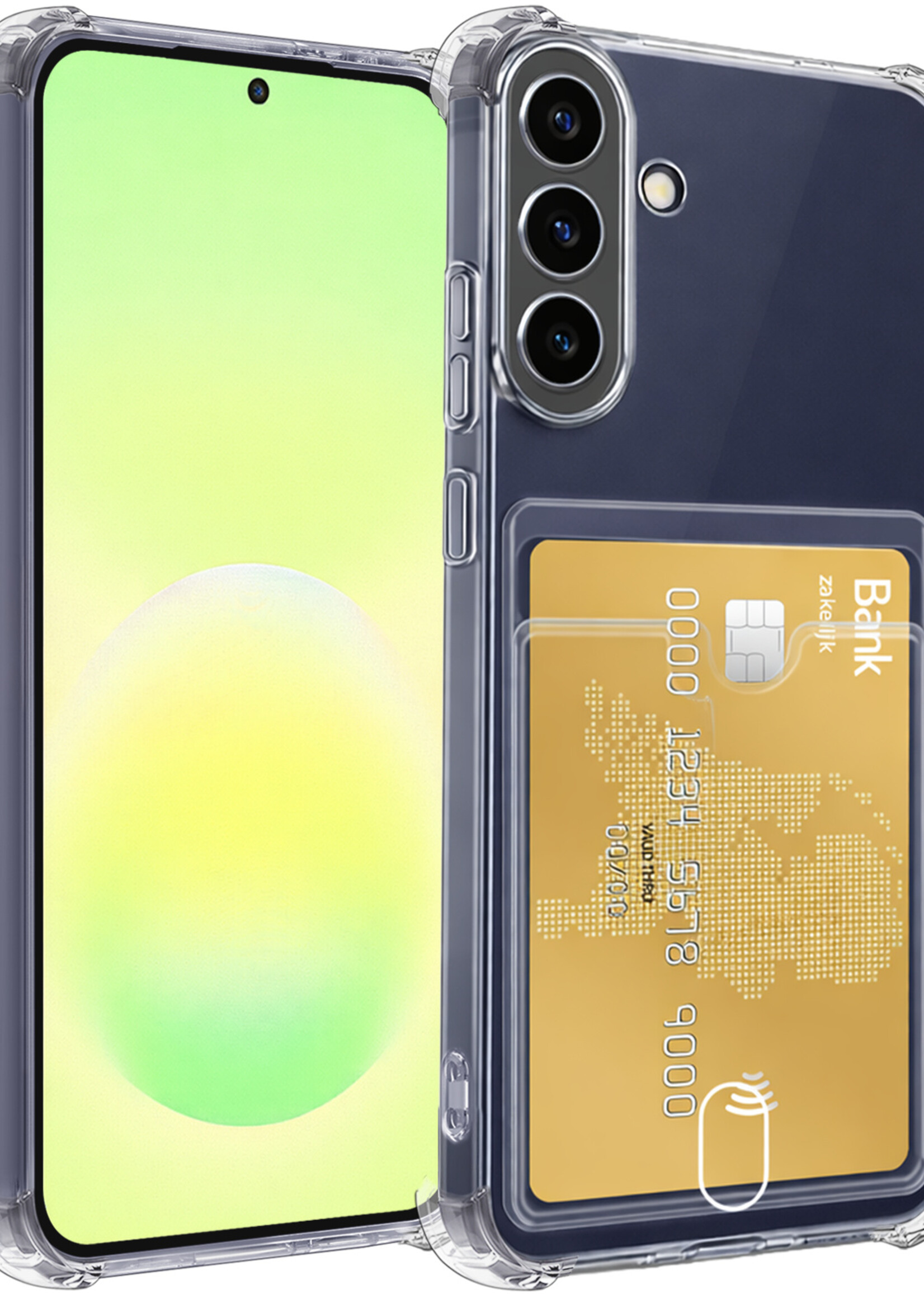 LUQ LUQ Samsung Galaxy A57 Hoesje Pashouder