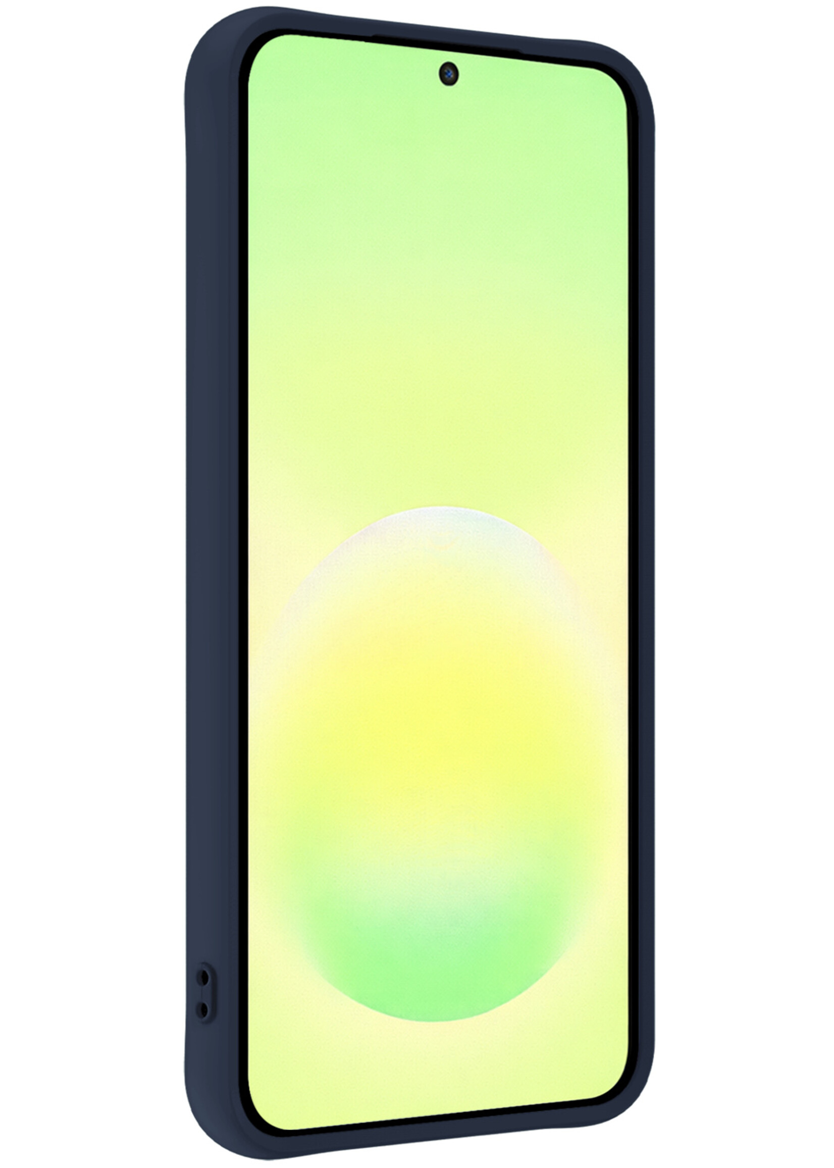 LUQ LUQ Samsung Galaxy A57 Hoesje Siliconen - Donkerblauw