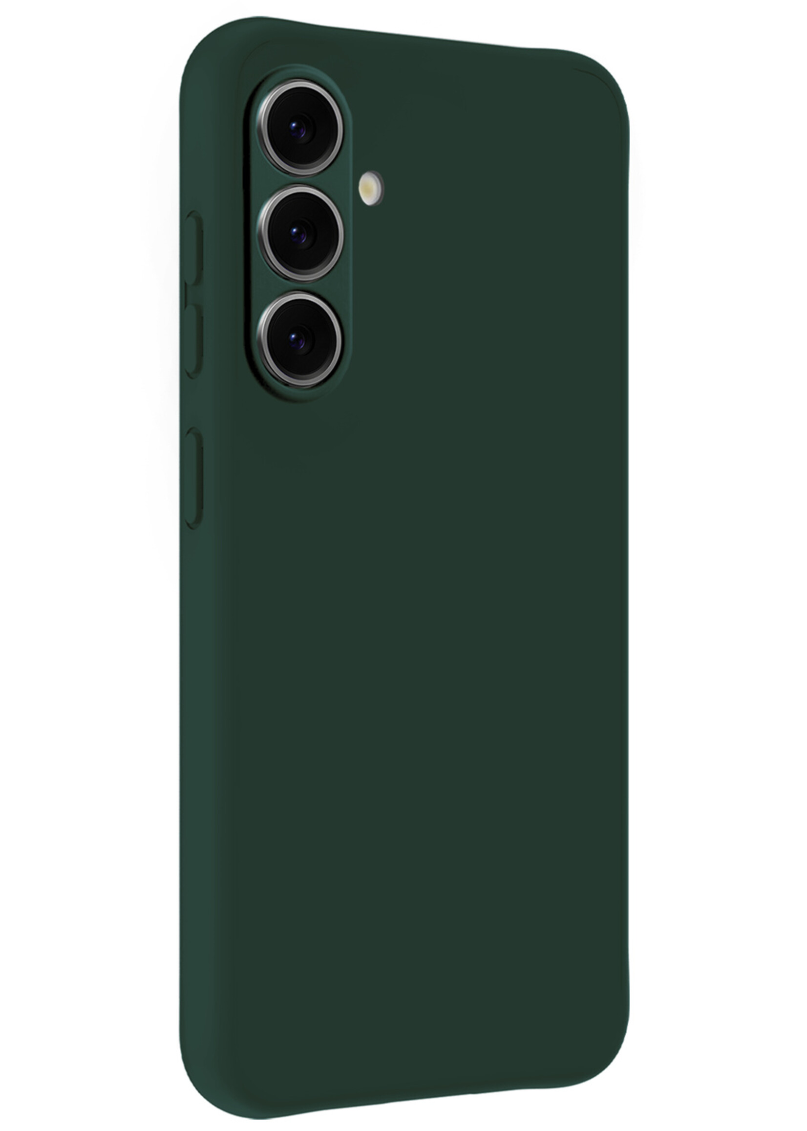 LUQ LUQ Samsung Galaxy A57 Hoesje Siliconen - Donkergroen