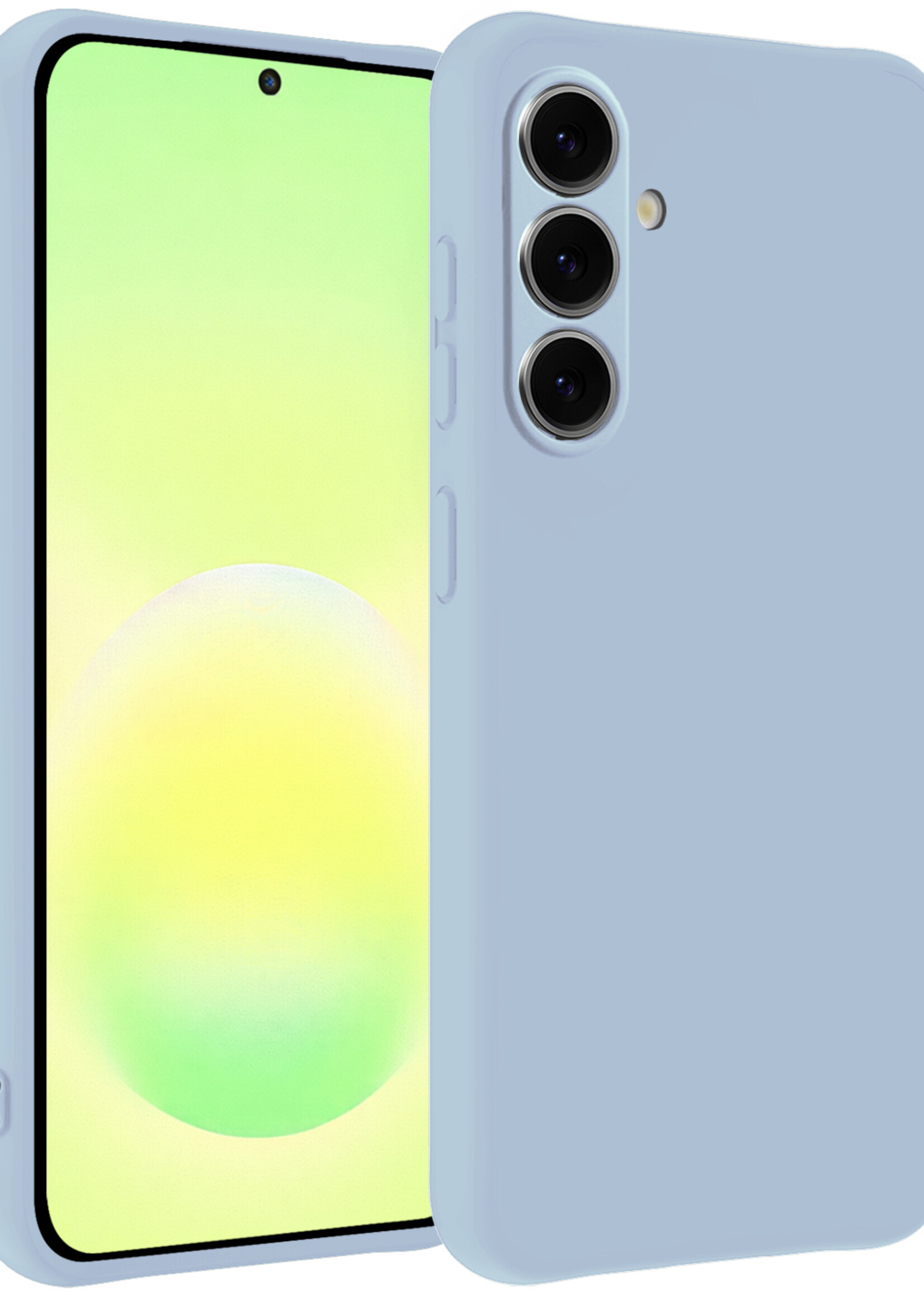 LUQ LUQ Samsung Galaxy A57 Hoesje Siliconen - Lichtblauw