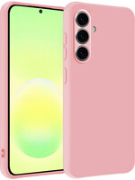 LUQ LUQ Samsung Galaxy A57 Hoesje Siliconen - Lichtroze