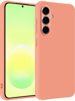 LUQ LUQ Samsung Galaxy A57 Hoesje Siliconen - Perzik