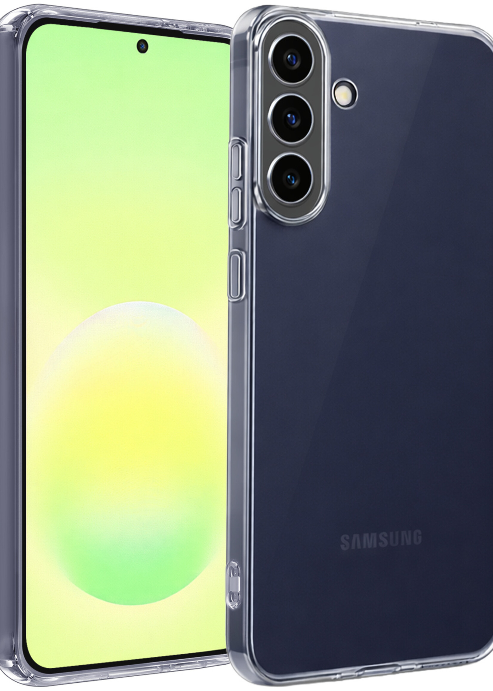 LUQ LUQ Samsung Galaxy A57 Hoesje Siliconen - Transparant