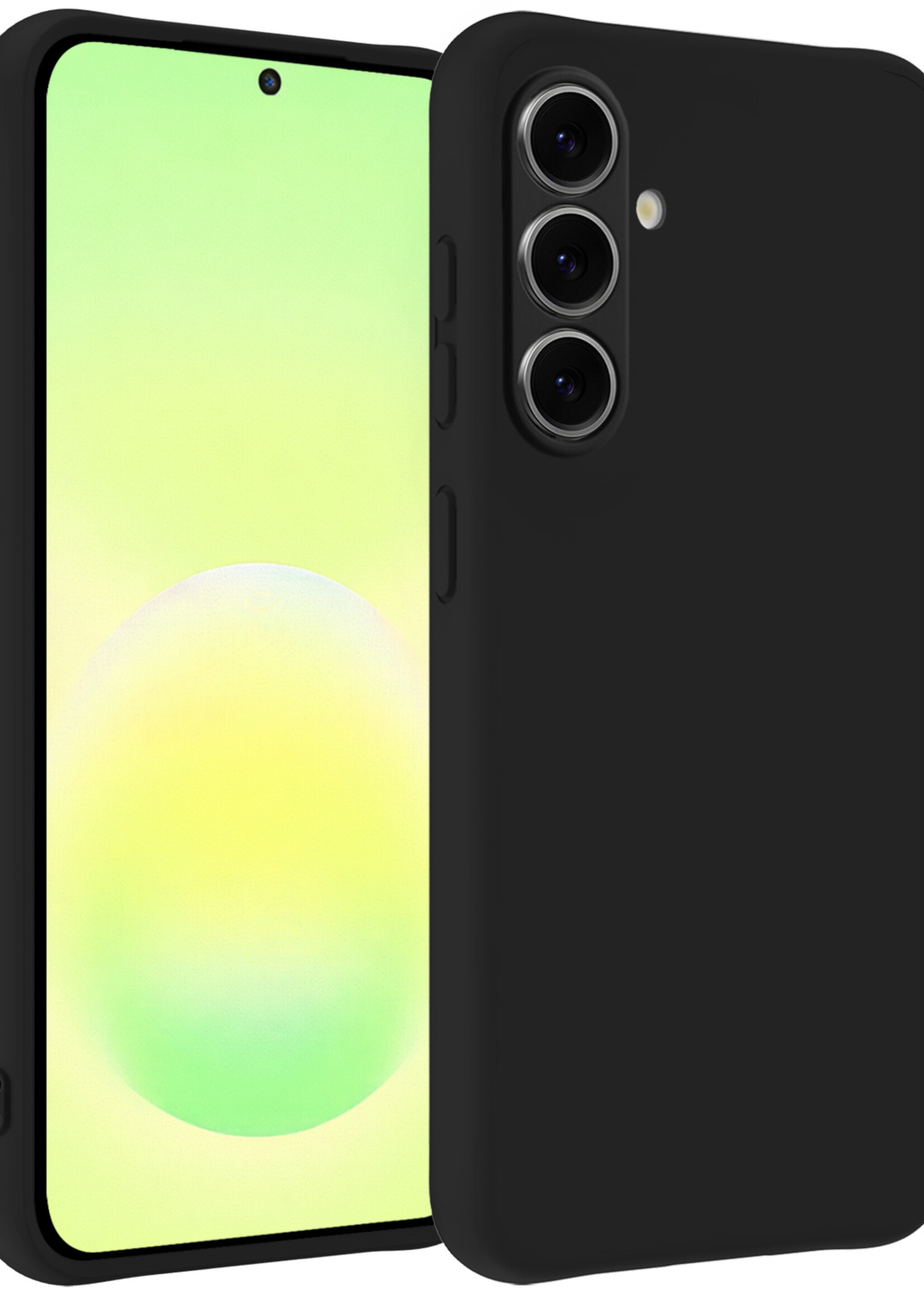 LUQ LUQ Samsung Galaxy A57 Hoesje Siliconen - Zwart