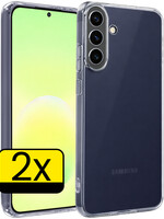 LUQ LUQ Samsung Galaxy A57 Hoesje Siliconen - Transparant - 2 PACK