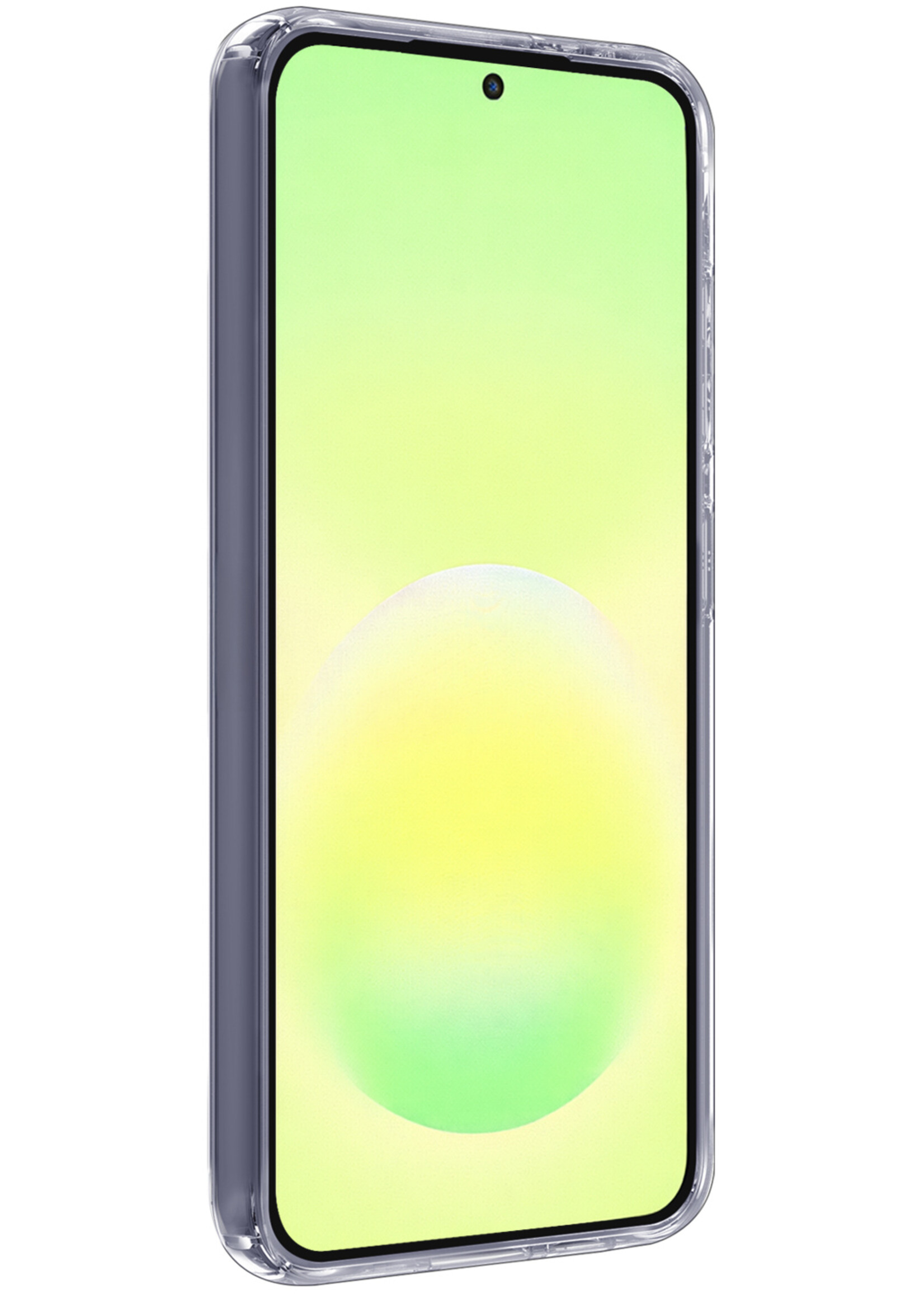 LUQ LUQ Samsung Galaxy A57 Hoesje Siliconen Met Screenprotector - Transparant