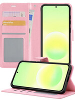 LUQ LUQ Samsung Galaxy A57 Hoesje Bookcase - Lichtroze