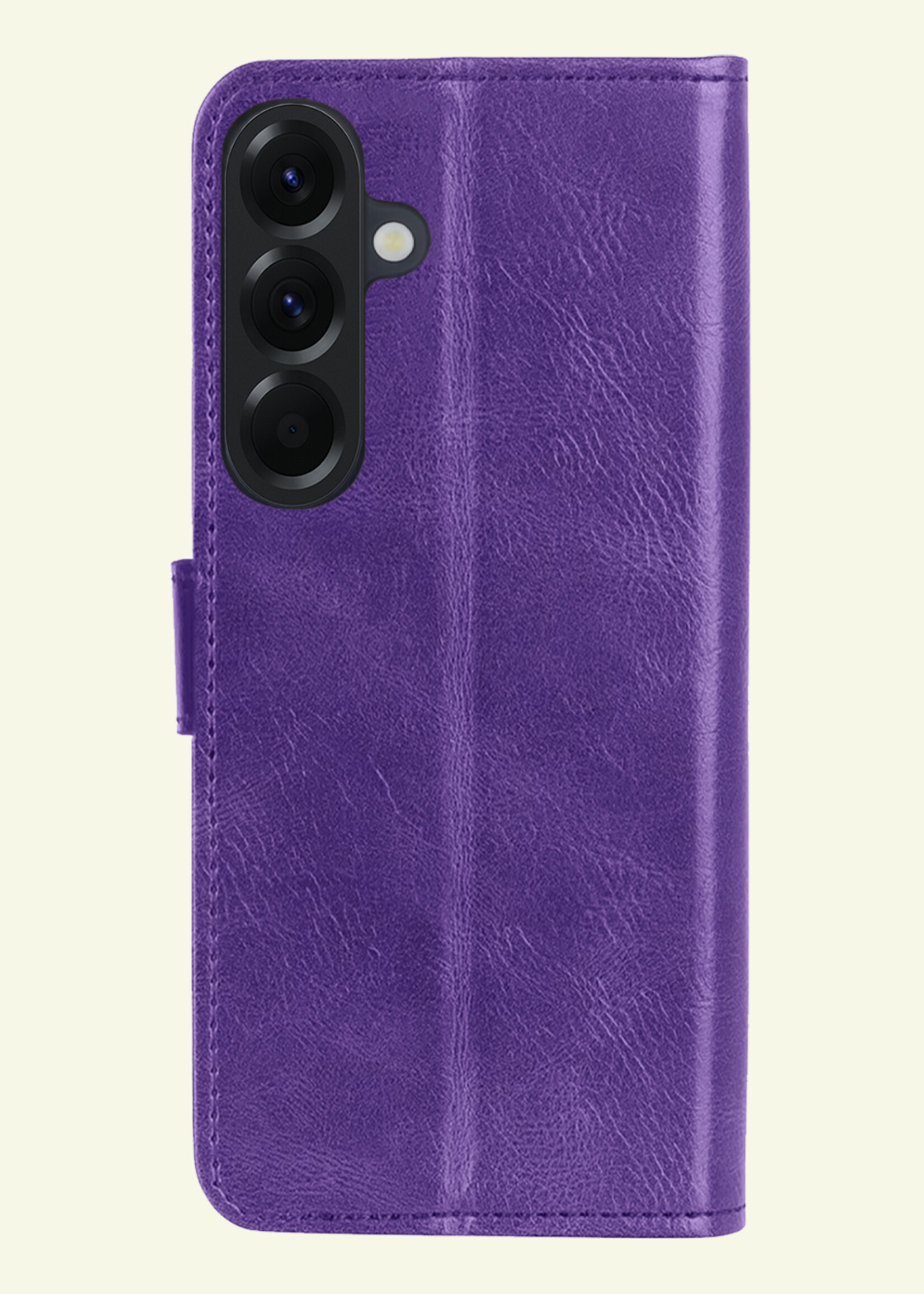 LUQ LUQ Samsung Galaxy A57 Hoesje Bookcase - Paars