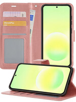 LUQ LUQ Samsung Galaxy A57 Hoesje Bookcase - Rose Goud