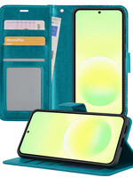 LUQ LUQ Samsung Galaxy A57 Hoesje Bookcase - Turquoise