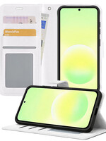 LUQ LUQ Samsung Galaxy A57 Hoesje Bookcase - Wit