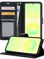 LUQ LUQ Samsung Galaxy A57 Hoesje Bookcase - Zwart